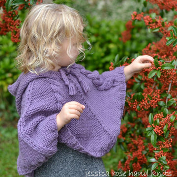 Baby 'Cabled Poncho'
