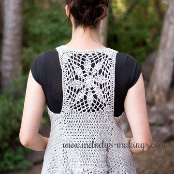 Sun Struck Boho Vest ~ Crochet Version