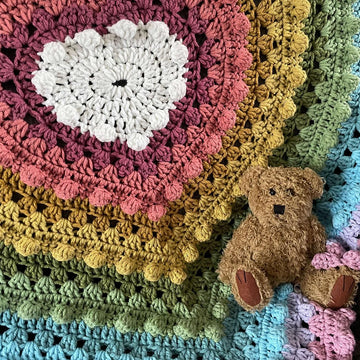 Bobblina Heart Blanket