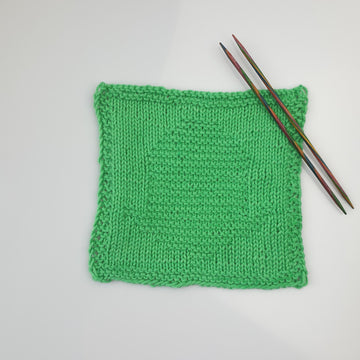 Acorn Knitted Granny Square