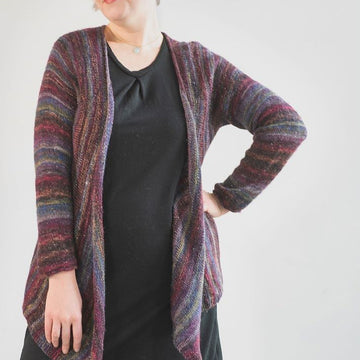 Annandale Cardigan in Berroco Millefiori Light Luxe - Downloadable PDF