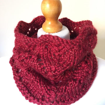 Quick-knit Lace Cowl