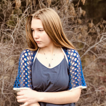 Victoria Honeycomb Lace Bolero