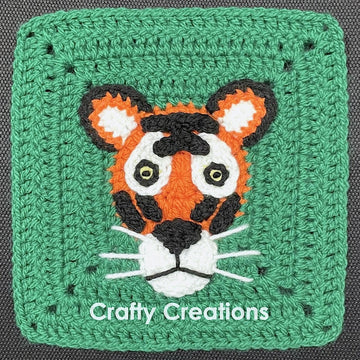 Tiger Granny Square