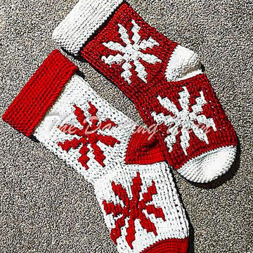 Snowflakes of Christmas Stocking