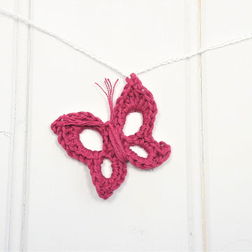 Butterfly and Flower Garland
