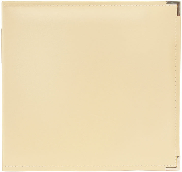We R Memory Keepers We R Classic Leather D-Ring Album 12"X12" - Vanilla