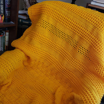 Stripes of Texture Afghan