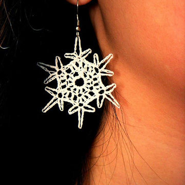 Simple Snowflake Earrings