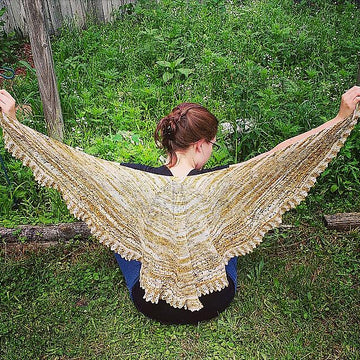 On Silent Wings Shawl