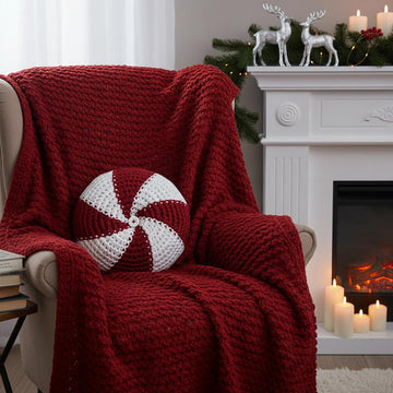 Peppermint Candy Pillow