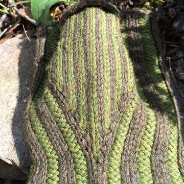 Vertical Stripe Mitts