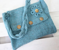 Knitting Pattern Seamless Knit Bag Pattern – One Piece Shoulder Bag Knitting Pattern