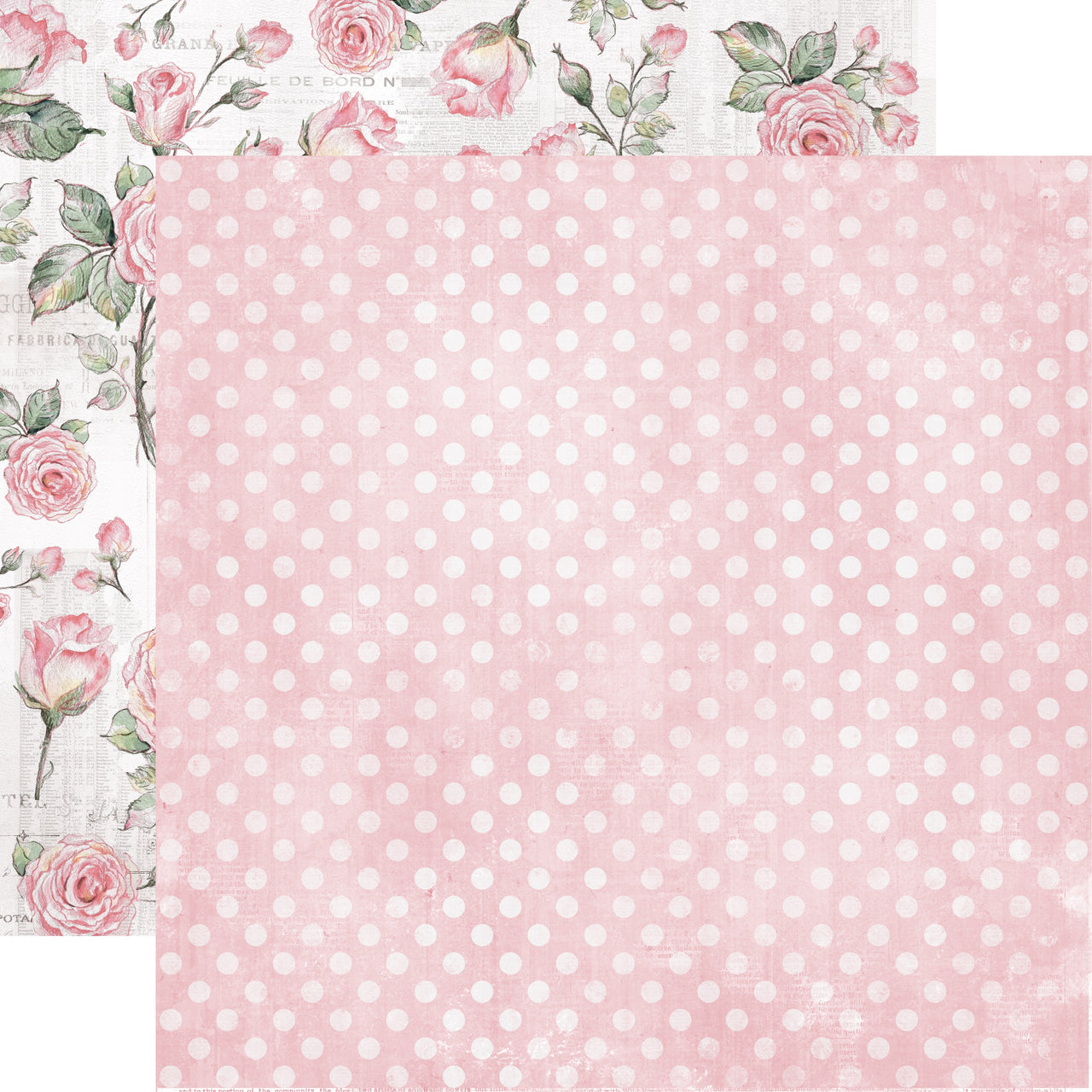 Kaisercraft Lady Like Double-Sided Cardstock 12"X12" 10/Pkg - Rose