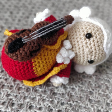Wolfgang Amadeus Mozart crochet Amigurumi
