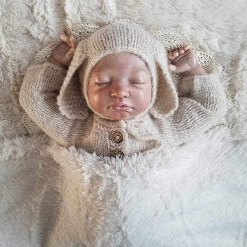 Bunny Bonnet & Spring Romper Set