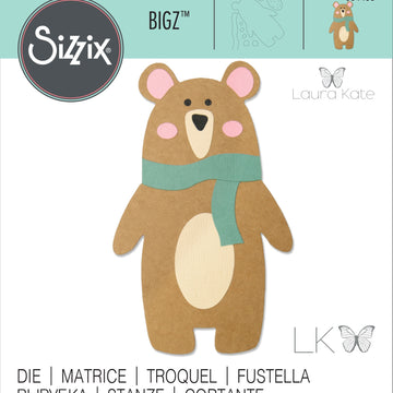 Sizzix Bigz Die By Laura Kate - Scandi Bear