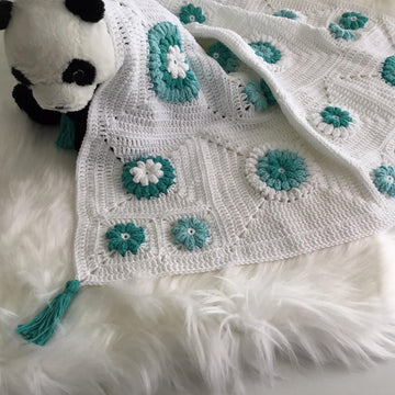Pretty Granny Baby Blanket N 346