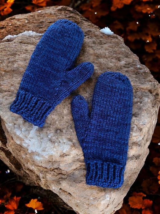 Basic 2 Needle Adult Mittens