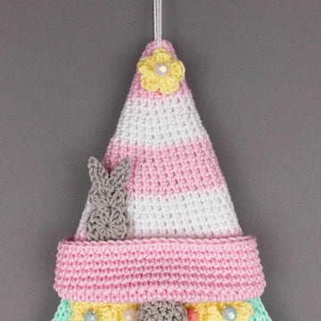 Crochet pattern Easter gnome & spring gnome easy from scraps of yarn