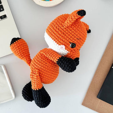 Fox Amigurumi Crochet Pattern PDF – Tiger Soft Toy, Stuffed Animal Tutorial