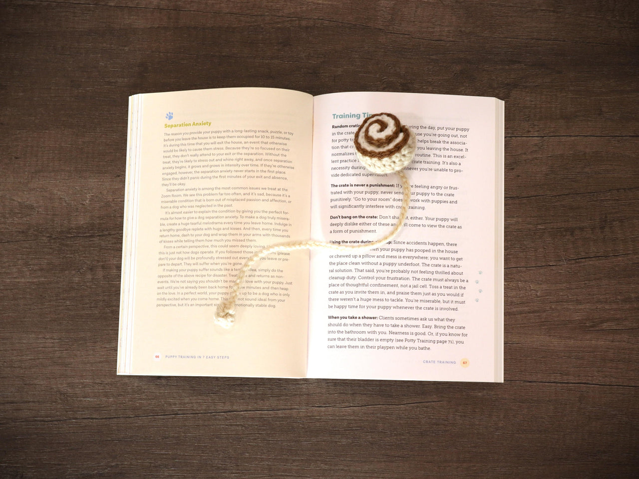 Cinnamon Roll Bookmark