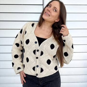 Polka Dot Cardigan