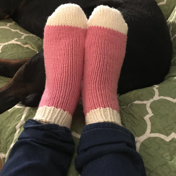 Cozy Toe-up Booties