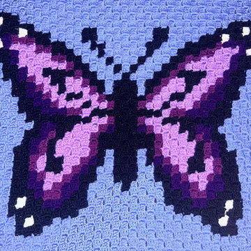 Butterfly Dreams C2C Baby Blanket