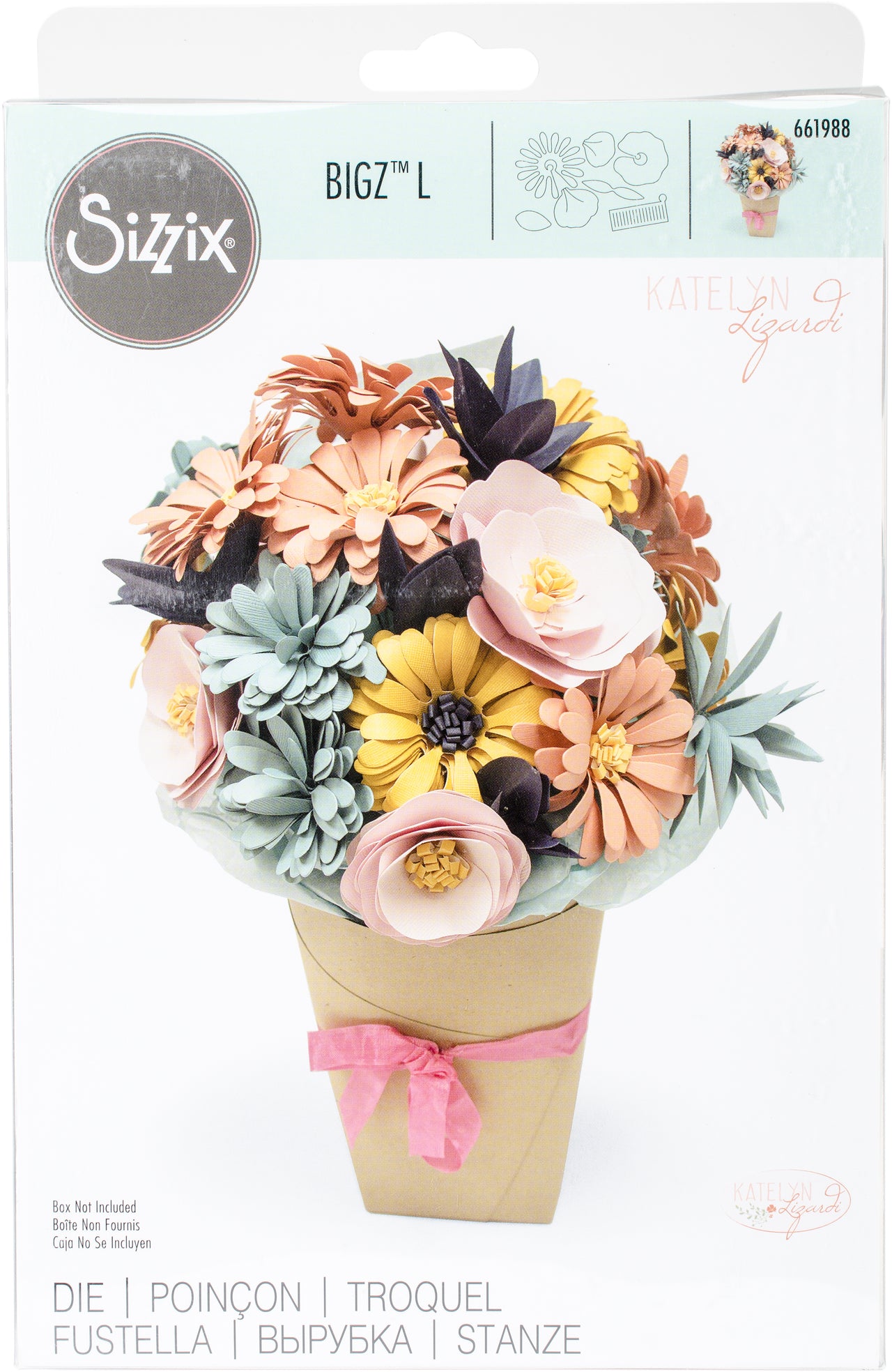 Sizzix Bigz Large Dies By Katelyn Lizardi - Bundle Of Flowers