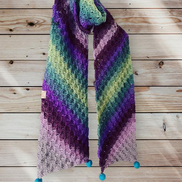 C2C Crochet Scarf