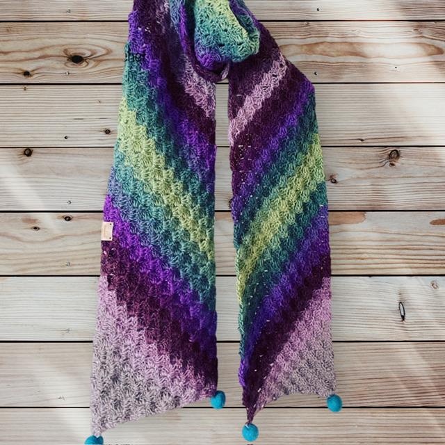 C2C Crochet Scarf
