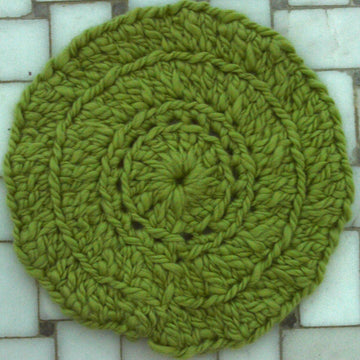 Seven Circular Summertime Scrubbies