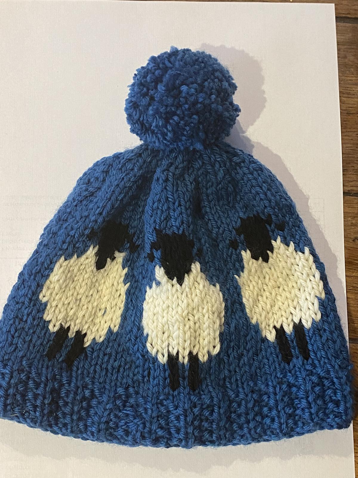 Sheep Beanie 1-6yr old