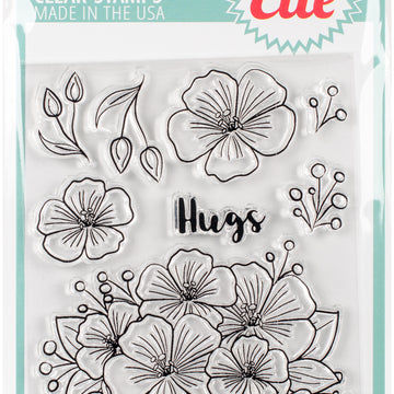 Avery Elle Clear Stamp Set 4"X6" - Floral Bouquet