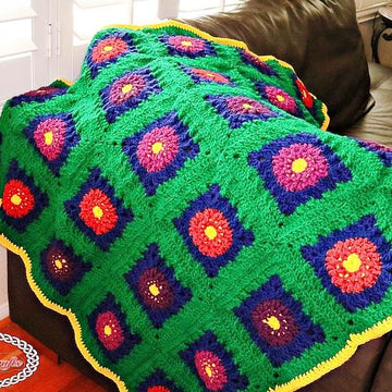 Granny's Flower Garden Blanket