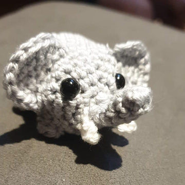 Crochet elephant amigurumi