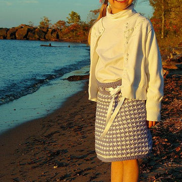 Houndstooth Girls Skirt