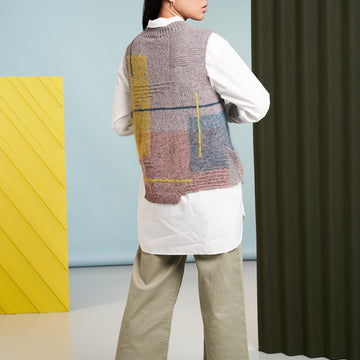 Asymmetry Vest in Rowan Felted Tweed & Kidsilk Haze - ZB301-00009-DEP - Downloadable PDF