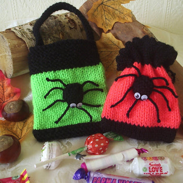 SPIDER TREAT BAGS Halloween gift sweets chocolate cover