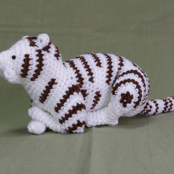 White tiger amigurumi / ホワイトタイガーのあみぐるみ