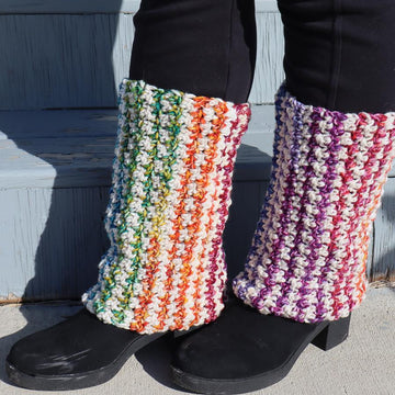 Frost Blossom Leg Warmers
