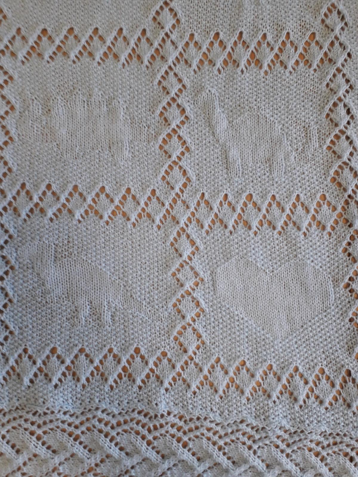 Dinosaur baby shawl