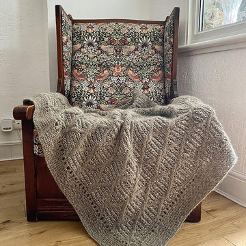 Diamond Maze Lap Blanket