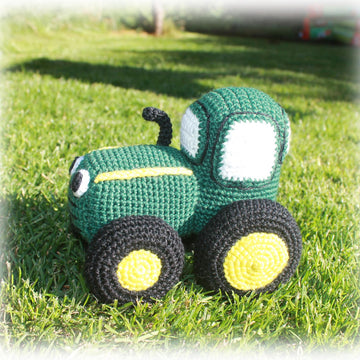Green Tractor Crochet Pattern