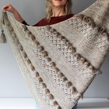 Ruffle Snuggle Shawl