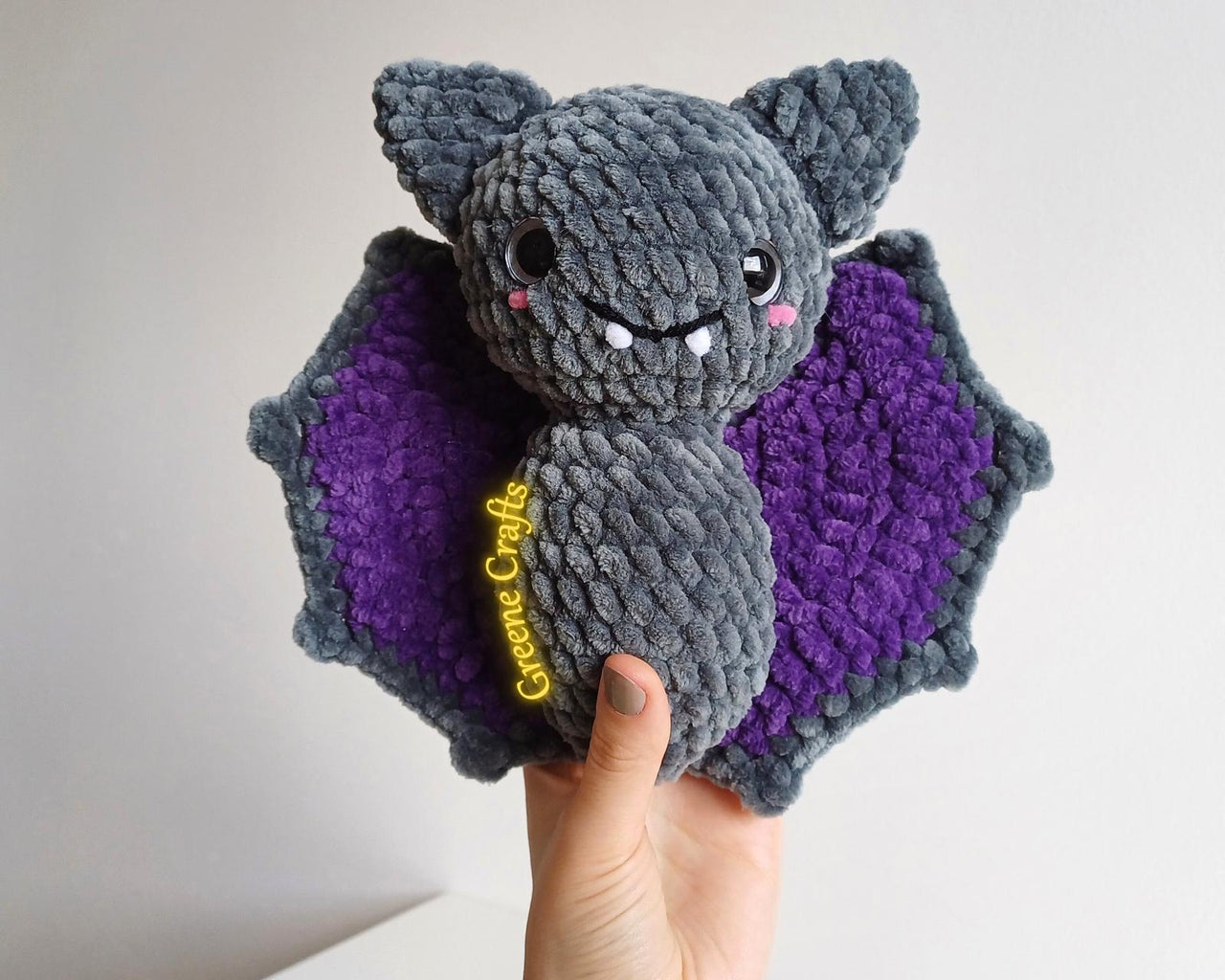 Bat Plush Toy for Halloween - Crochet Pattern for Beginners