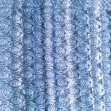Double Bubble Delight- Reversible Baby Blanket