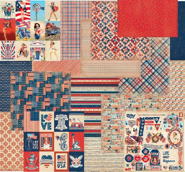 Authentique Paper Authentique Collection Kit 12"X12" - Liberty
