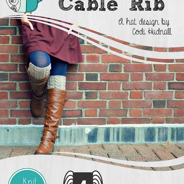 Simple Cable Rib Boot Cuffs
